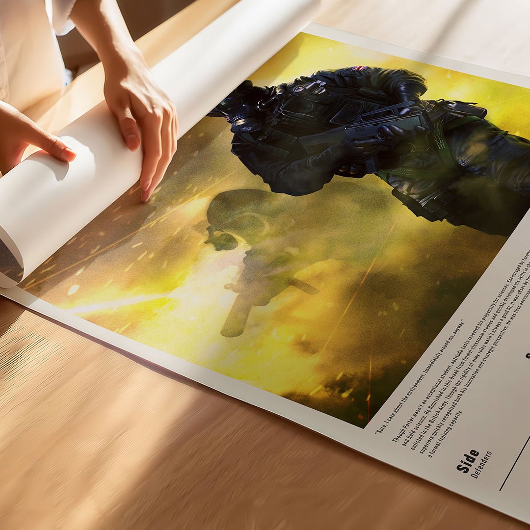 Operator Smoke Fine Art Poster | Six Siege - Six Siege art - Fine Art Print